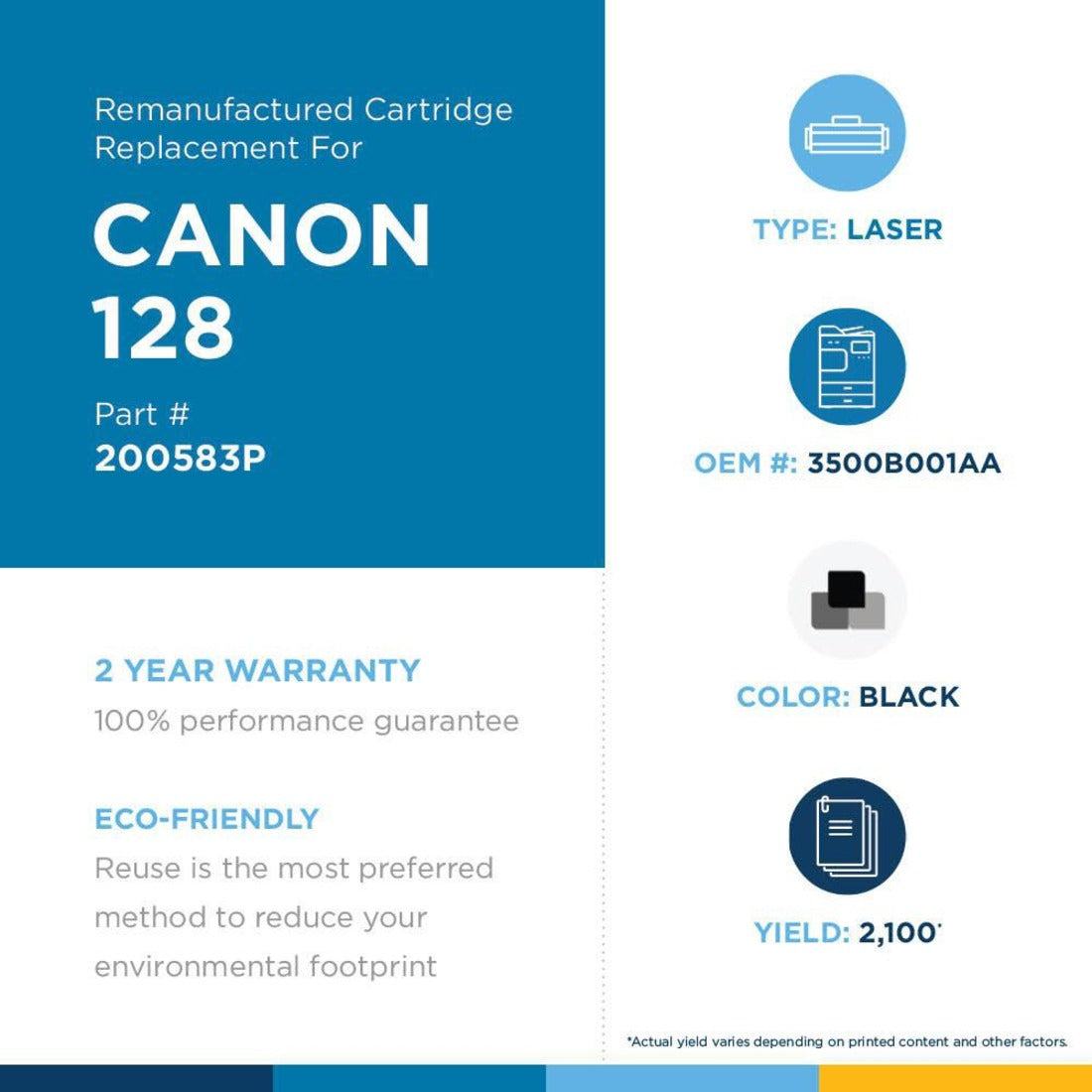 Clover Technologies Toner Cartridge - Alternative for Canon 728 128 CRG-728 - Black