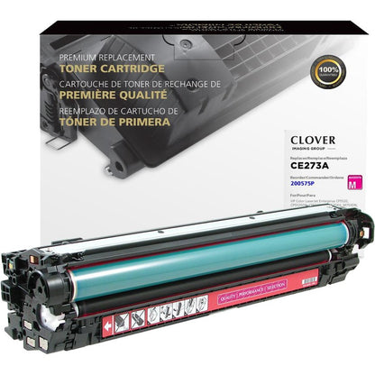 Clover Technologies Remanufactured Laser Toner Cartridge - Alternative for HP 650A (CE273A) - Magenta Pack