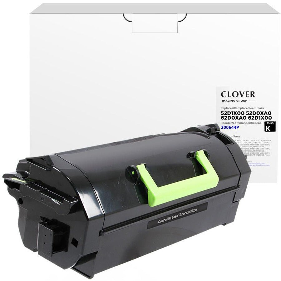 Clover Technologies Remanufactured Extra High Yield Laser Toner Cartridge - Alternative for Lexmark (MS711 MS811 MS812 MX711 MX811 MX812 52D1X00 52D0XA0 52D1X0L 62D0XA0 62D1X00 ...) - Black Pack