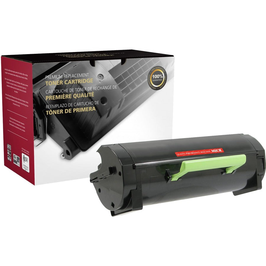 Clover Technologies MICR Toner Cartridge - Alternative for Lexmark - Black