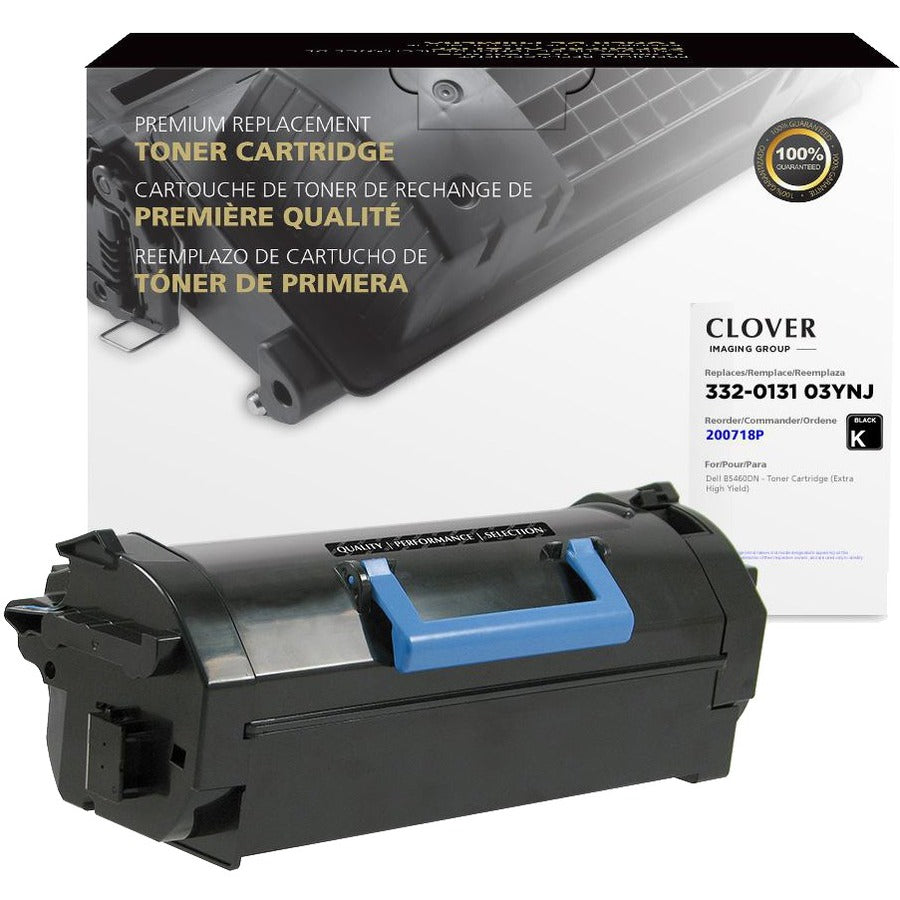 Clover Technologies Remanufactured Extra High Yield Laser Toner Cartridge - Alternative for Dell 331-9757 331-9795 - Black - 1 Pack