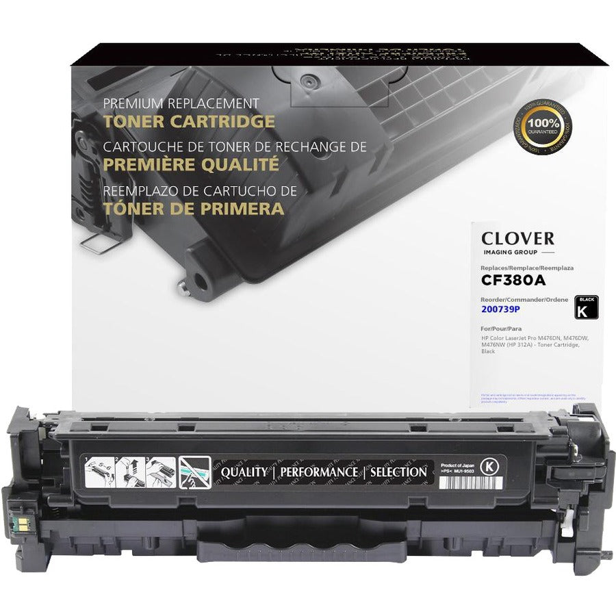 Clover Technologies Remanufactured Laser Toner Cartridge - Alternative for HP 312A (CF380A CF440AM) - Black Pack