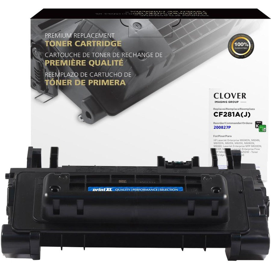 Clover Technologies Remanufactured Extended Yield Laser Toner Cartridge - Alternative for HP 81A (CF281A CF281A(J)) - Black Pack