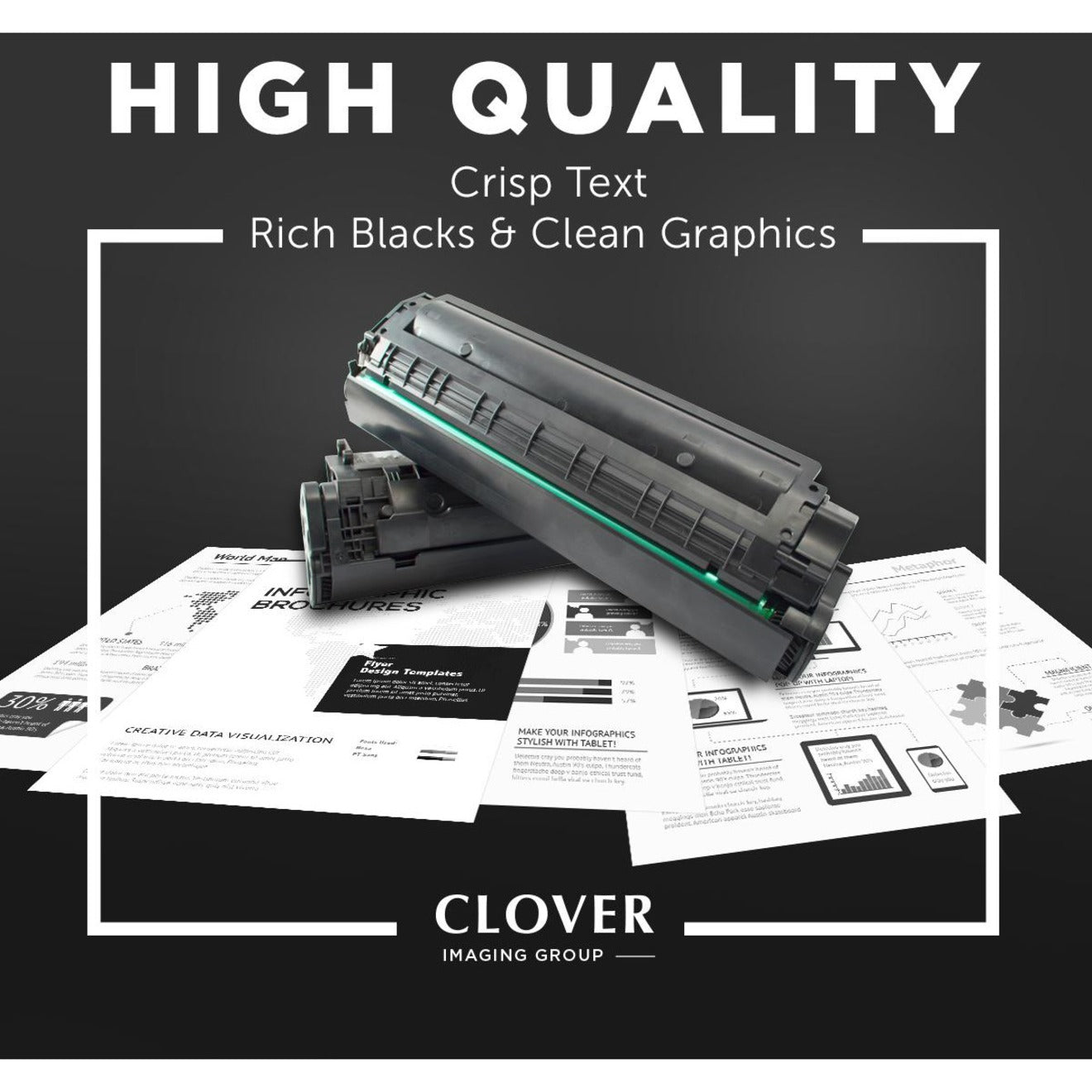 Clover Technologies Remanufactured High Yield Laser Toner Cartridge - Alternative for Dell (S5830 593-BBYS 593-BBYR 593-BBYT) - Black Pack