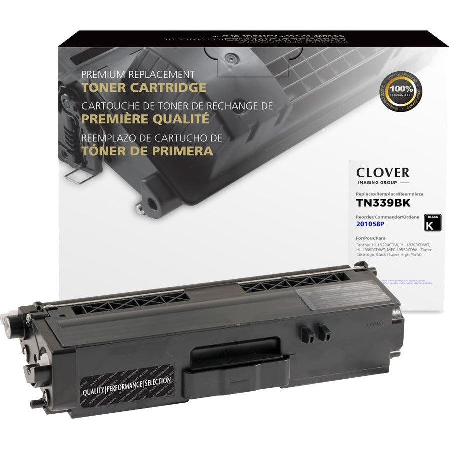 Clover Technologies Remanufactured Laser Toner Cartridge - Alternative for Brother TN339 TN339BK - Black Pack