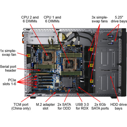 Lenovo ThinkSystem ST550 7X10A0B3NA 4U Tower Server - 1 x Intel Xeon Silver 4210 2.20 GHz - 16 GB RAM - 12Gb/s SAS Serial ATA/600 Controller