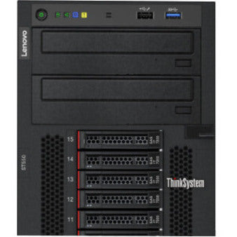 Lenovo ThinkSystem ST550 7X10A0B3NA 4U Tower Server - 1 x Intel Xeon Silver 4210 2.20 GHz - 16 GB RAM - 12Gb/s SAS Serial ATA/600 Controller