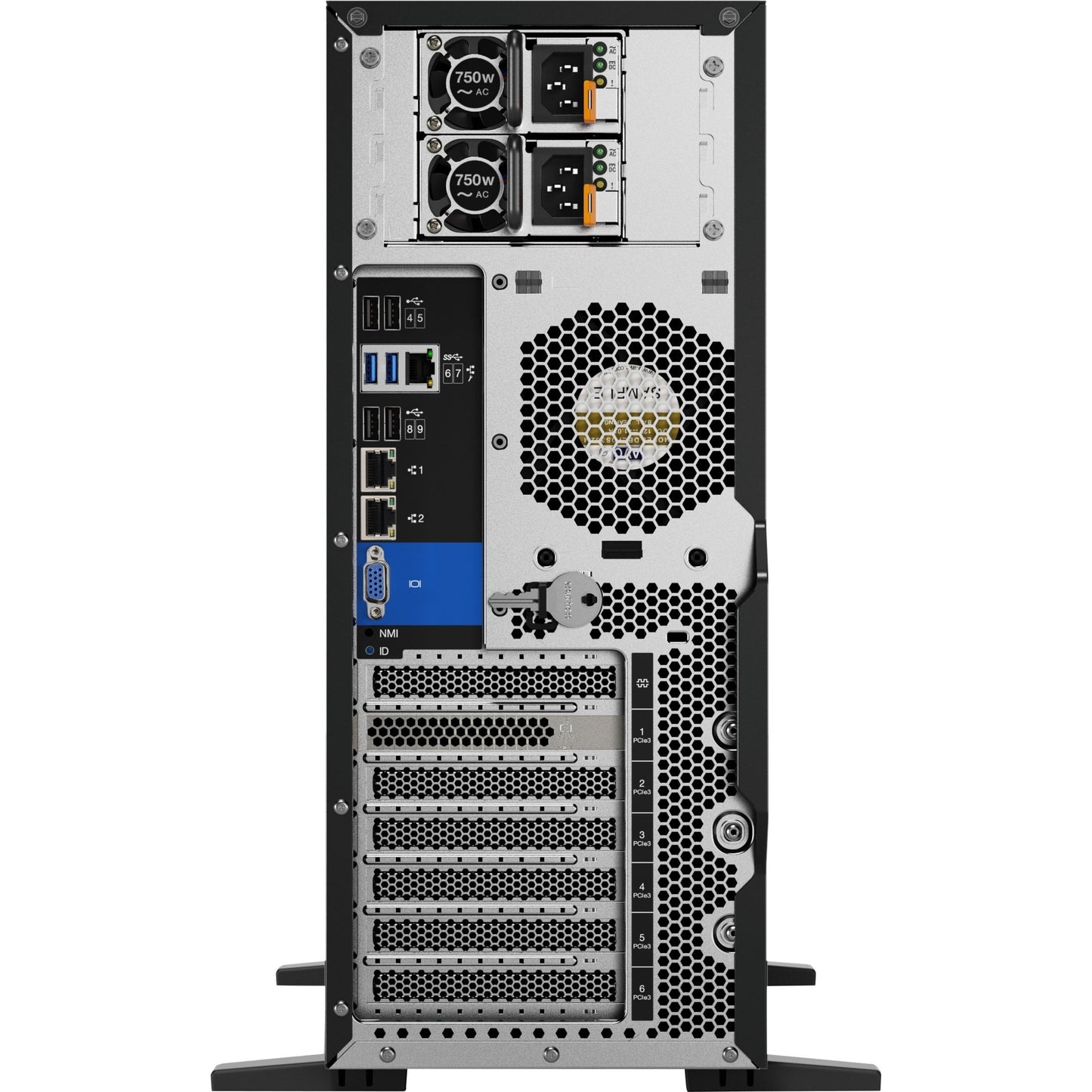 Lenovo ThinkSystem ST550 7X10A0B3NA 4U Tower Server - 1 x Intel Xeon Silver 4210 2.20 GHz - 16 GB RAM - 12Gb/s SAS Serial ATA/600 Controller