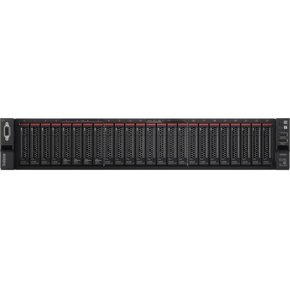 Lenovo ThinkSystem SR650 7X06A0FKNA 2U Rack Server - 1 x Intel Xeon Silver 4216 2.10 GHz - 32 GB RAM - 12Gb/s SAS Serial ATA/600 Controller