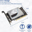 IO Crest U.2 PCIe x16 Adapter