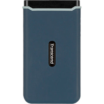 Transcend ESD350C 480 GB Portable Solid State Drive - External - PCI Express - Navy Blue