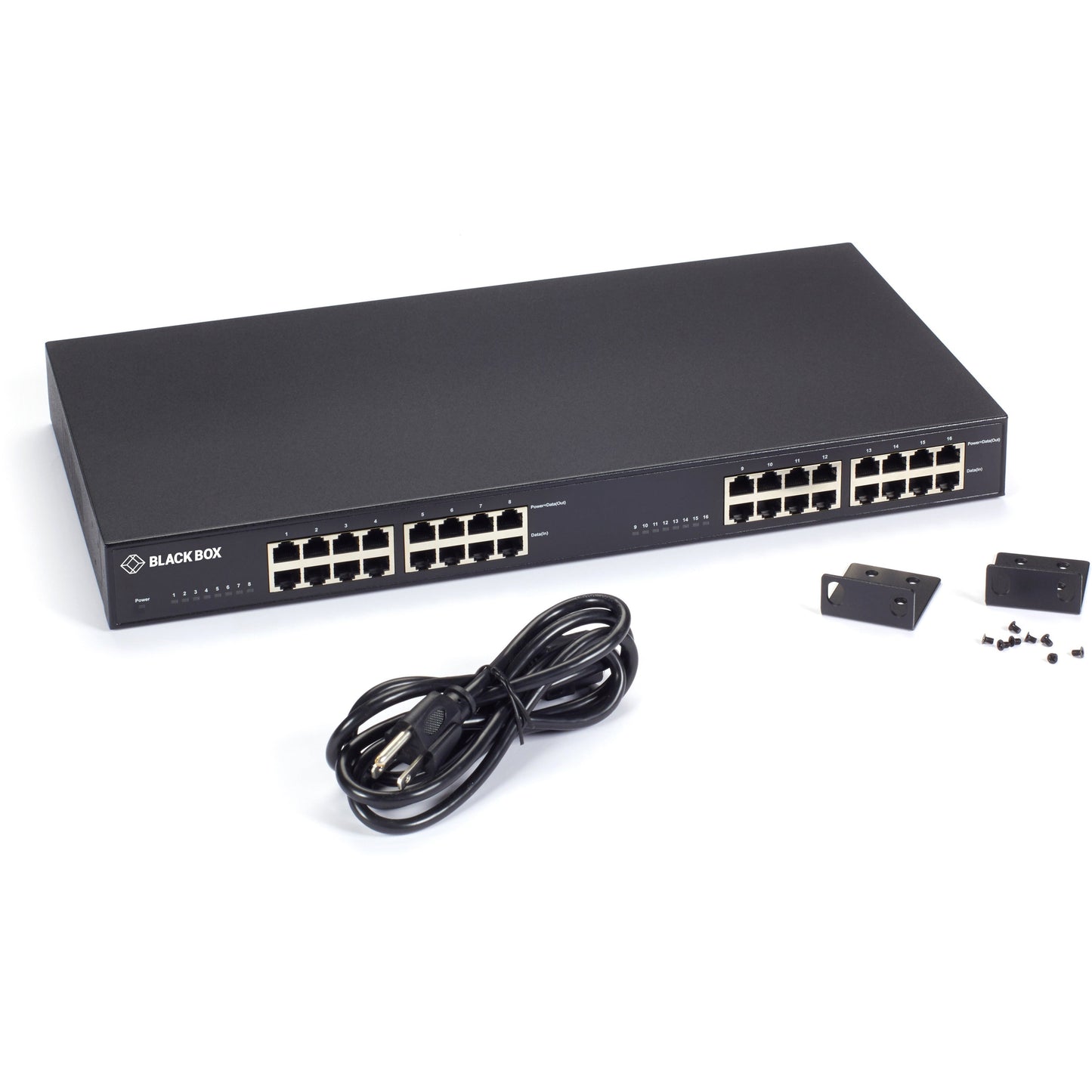 Black Box 16PT PoE+ Gb ENET Injector