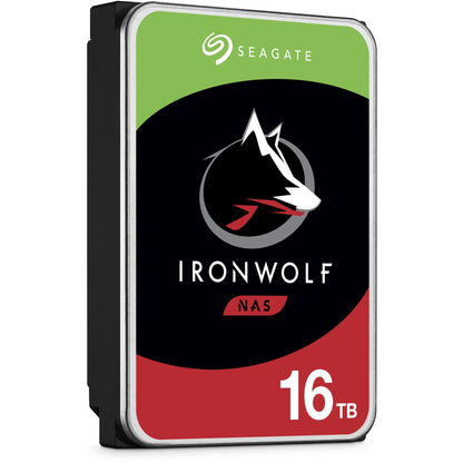 Seagate IronWolf ST16000VN001 16 TB Hard Drive - 3.5" Internal - SATA (SATA/600) - Conventional Magnetic Recording (CMR) Method