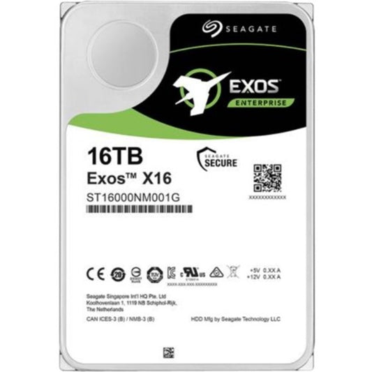 16TB EXOS X16 HDD 512E/4KN     