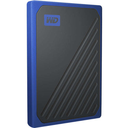 WD My Passport Go WDBMCG5000ABT-WESN 500 GB Portable Solid State Drive - External - Black Cobalt