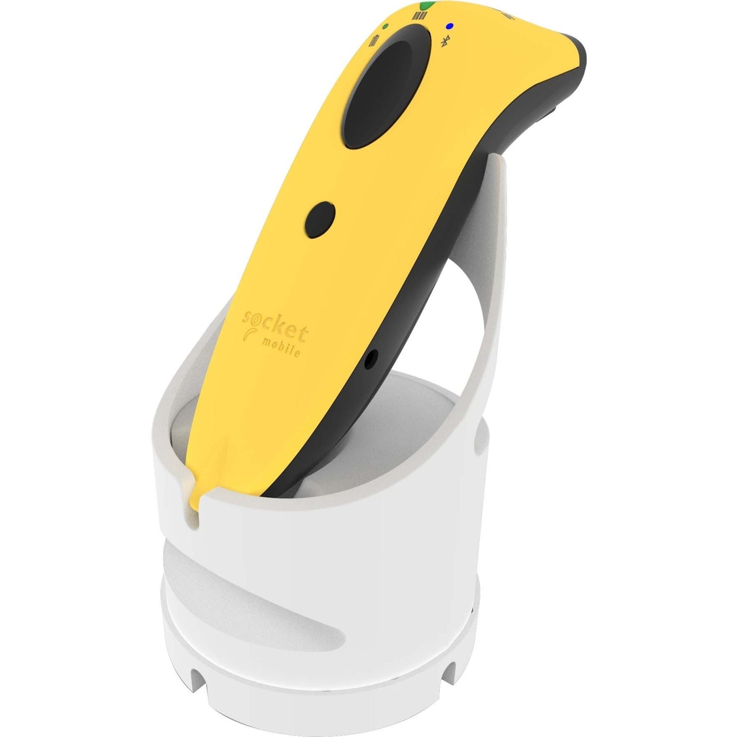 Socket Mobile SocketScan&reg; S700 Linear Barcode Scanner Yellow & White Charging Dock