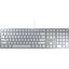 CHERRY KC 6000 SLIM FOR MAC Silver/White Wired Keyboard