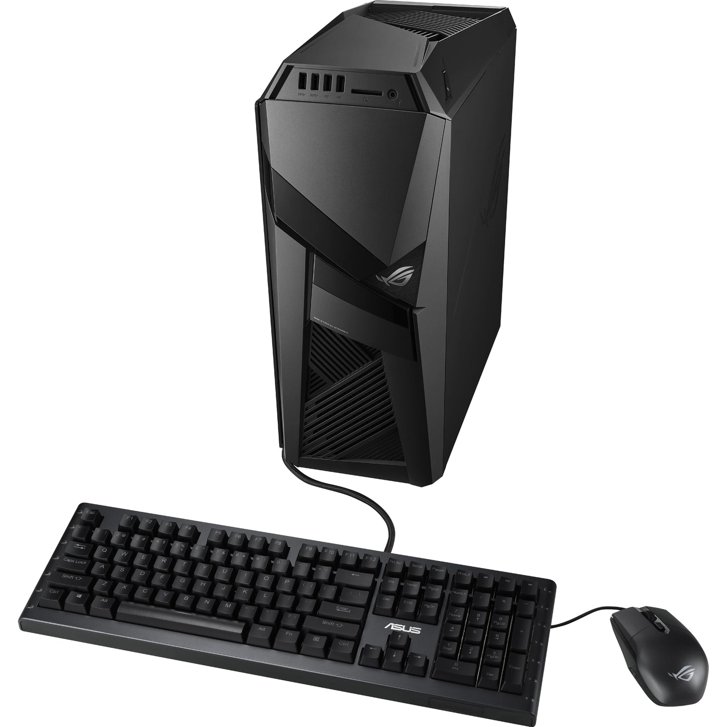 Asus ROG Strix GL12CX-XB781 Gaming Desktop Computer - Intel Core i7 9th Gen i7-9700K 3.60 GHz - 16 GB RAM DDR4 SDRAM - 1 TB SSD - Tower - Iron Gray