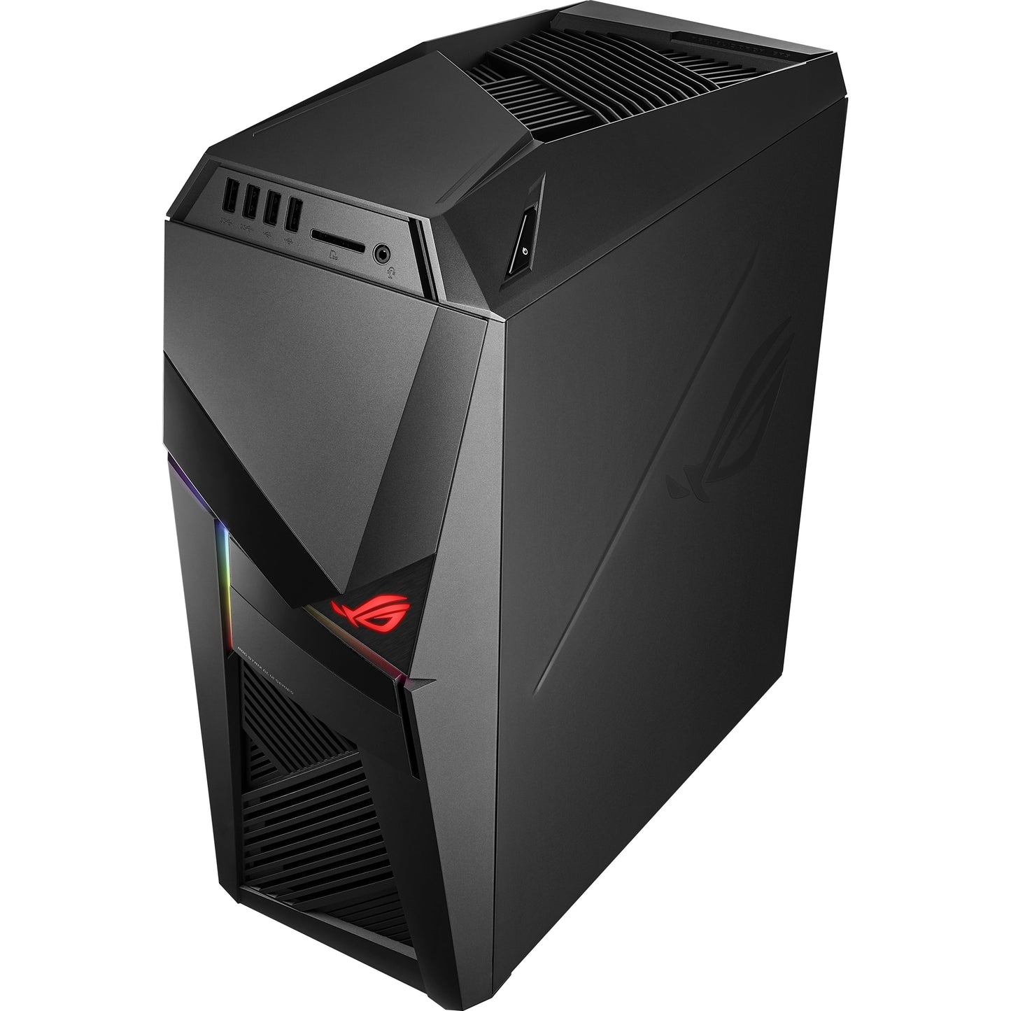 Asus ROG Strix GL12CX-XB781 Gaming Desktop Computer - Intel Core i7 9th Gen i7-9700K 3.60 GHz - 16 GB RAM DDR4 SDRAM - 1 TB SSD - Tower - Iron Gray