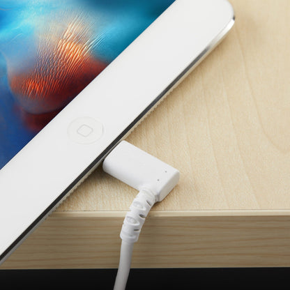 StarTech.com 2m USB A to Lightning Cable iPhone iPad Durable Right Angled 90 Degree White Charger Cord w/Aramid Fiber Apple MFI Certified