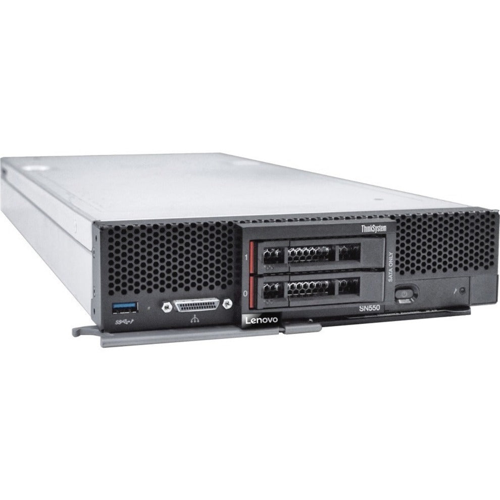 Lenovo ThinkSystem SN550 7X16A07BNA Blade Server - 1 x Intel Xeon Silver 4208 2.10 GHz - 32 GB RAM - Serial ATA/600 Serial Attached SCSI (SAS) Controller