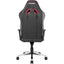 MASTERS SERIES MAX CHAIR BK RED