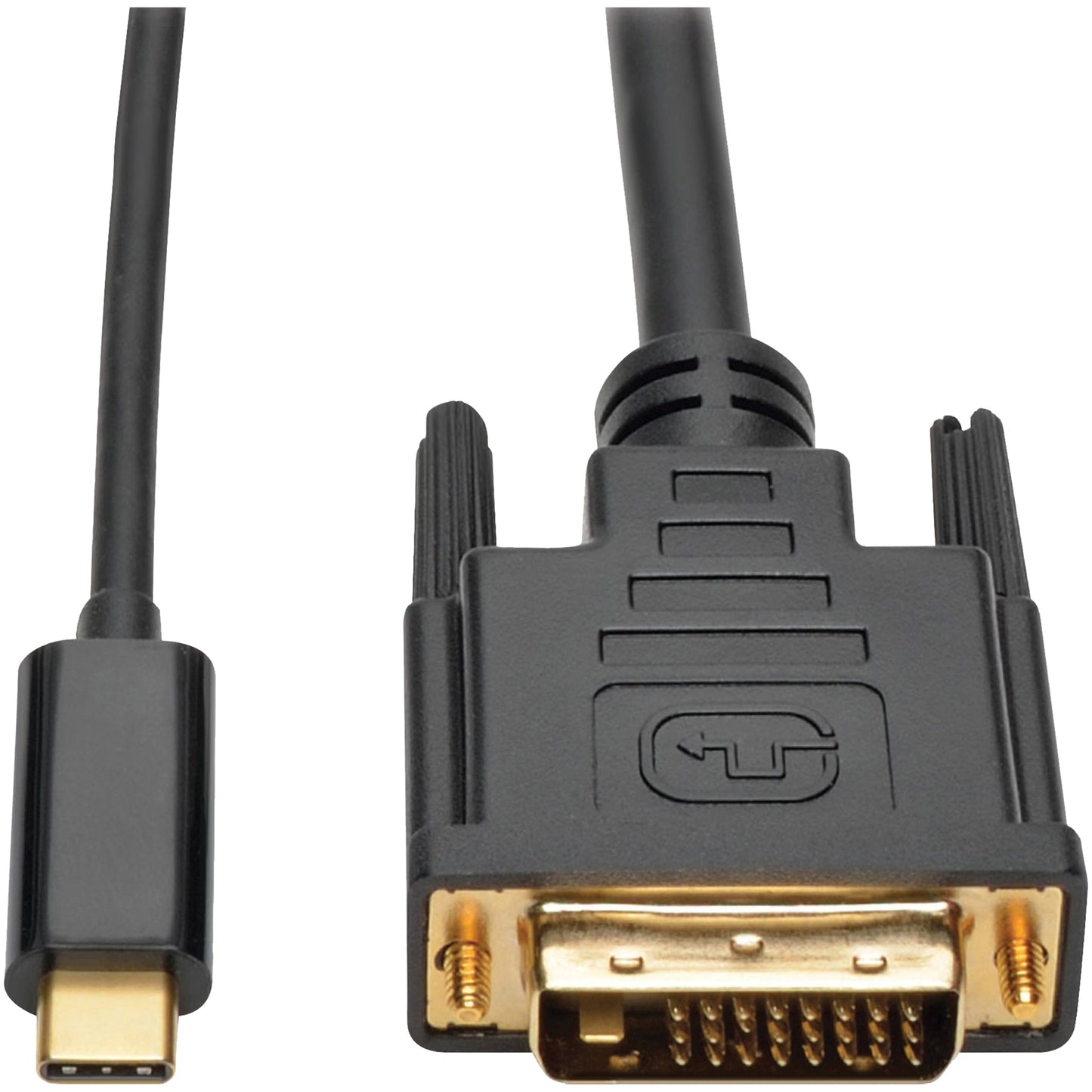 4XEM USB-C to DVI Cable 6ft-Black