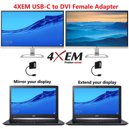 4XEM USB-C to DVI Adapter