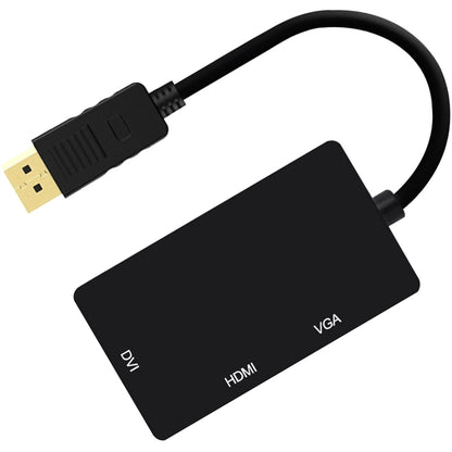 4XEM 3 In 1 DisplayPort to HDMI DVI VGA Adapter