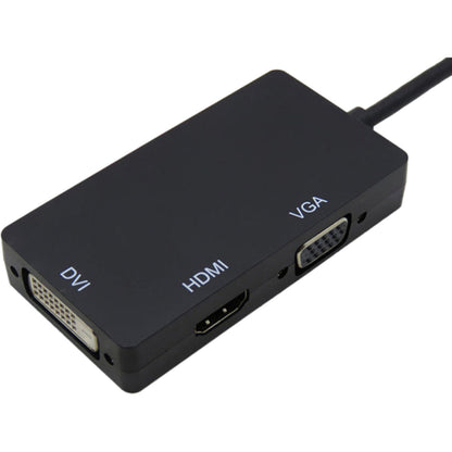 4XEM 3 In 1 DisplayPort to HDMI DVI VGA Adapter