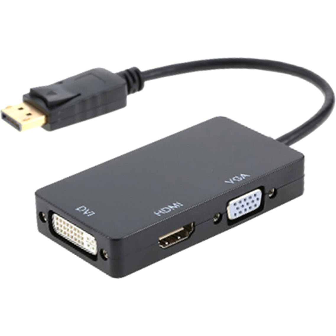 4XEM 3 In 1 DisplayPort to HDMI DVI VGA Adapter