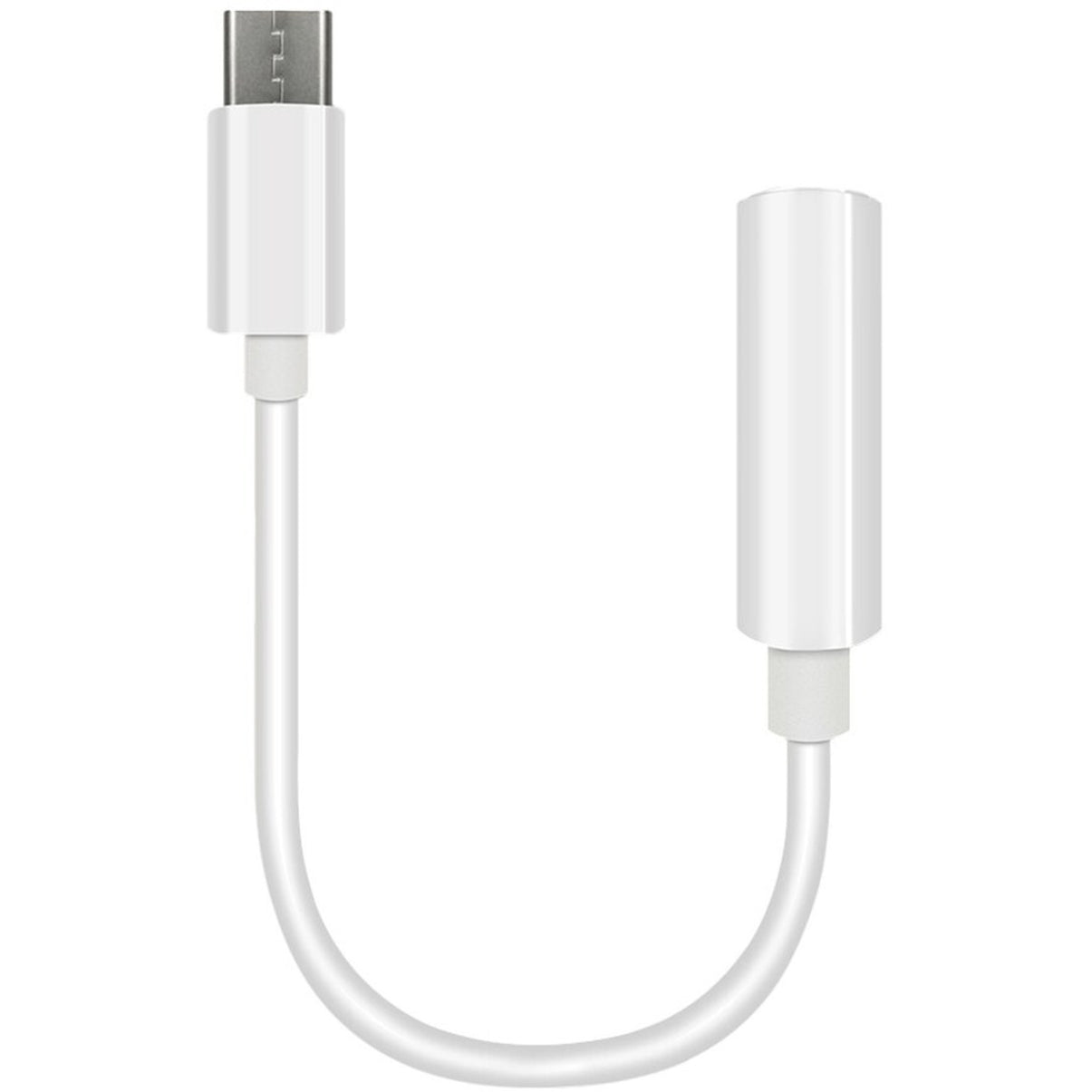 4XEM USB-C Male TO 3.5MM Female Adapter White