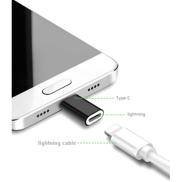 4XEM USB-C MALE TO 8 PIN FEMALE