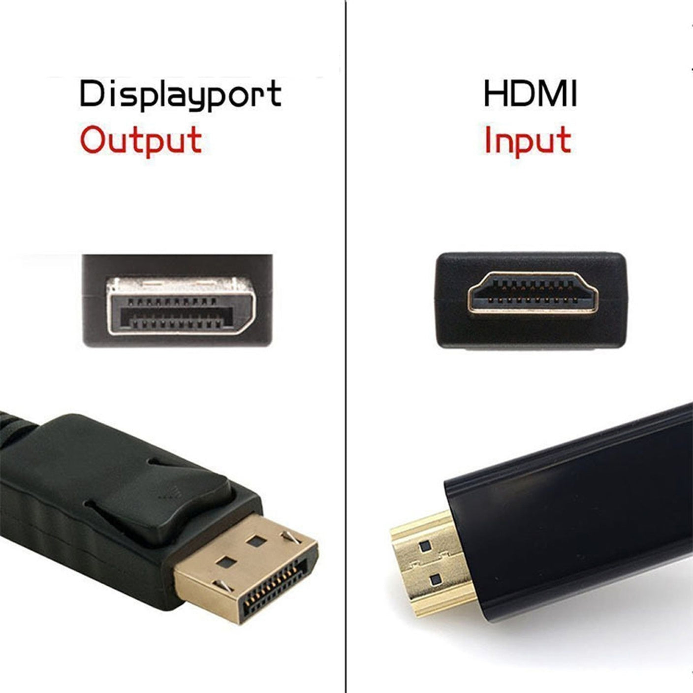 4XEM 4K Displayport to HDMI Cable 3ft