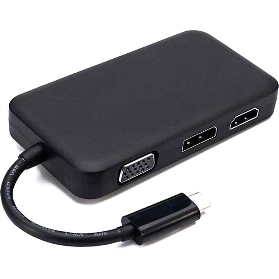 4XEM 4 in 1 USB Type C Hub To HDMI DVI VGA DP Adapter