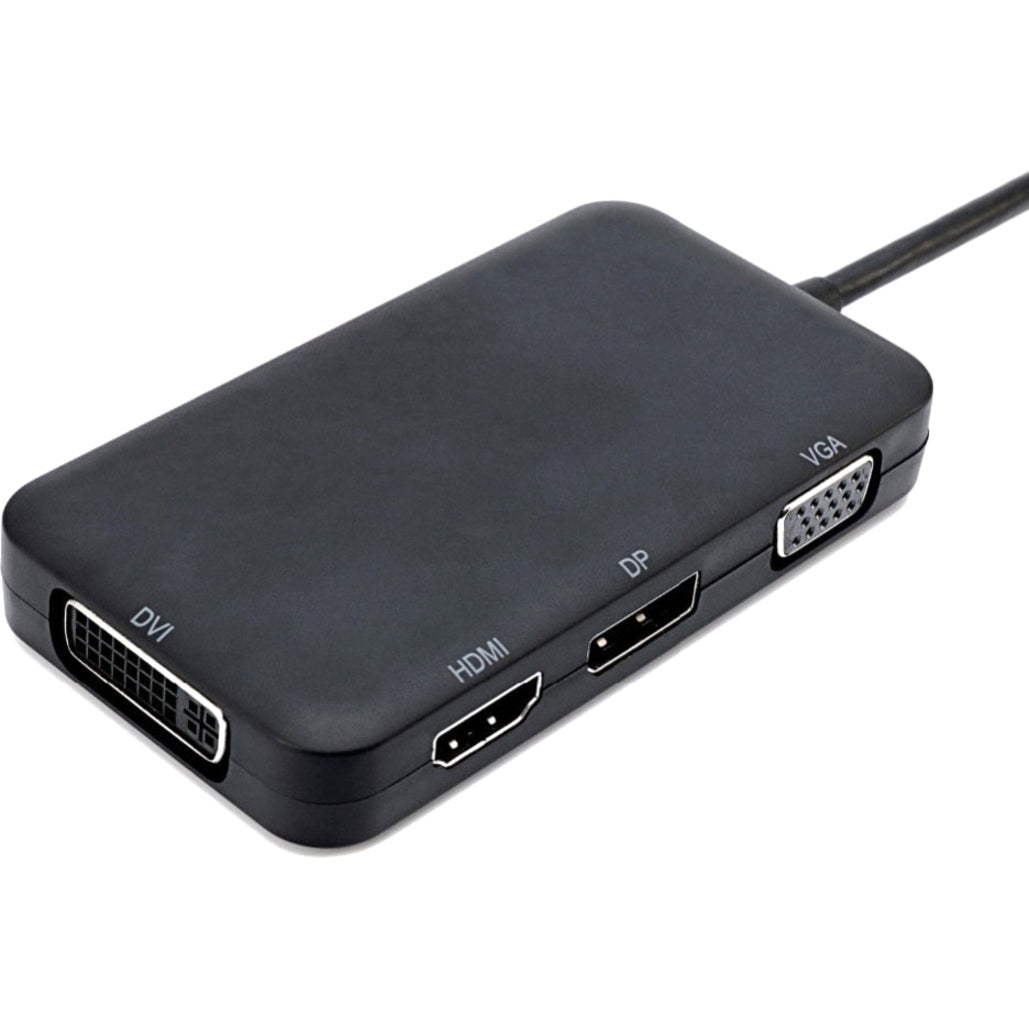 4XEM 4 in 1 USB Type C Hub To HDMI DVI VGA DP Adapter