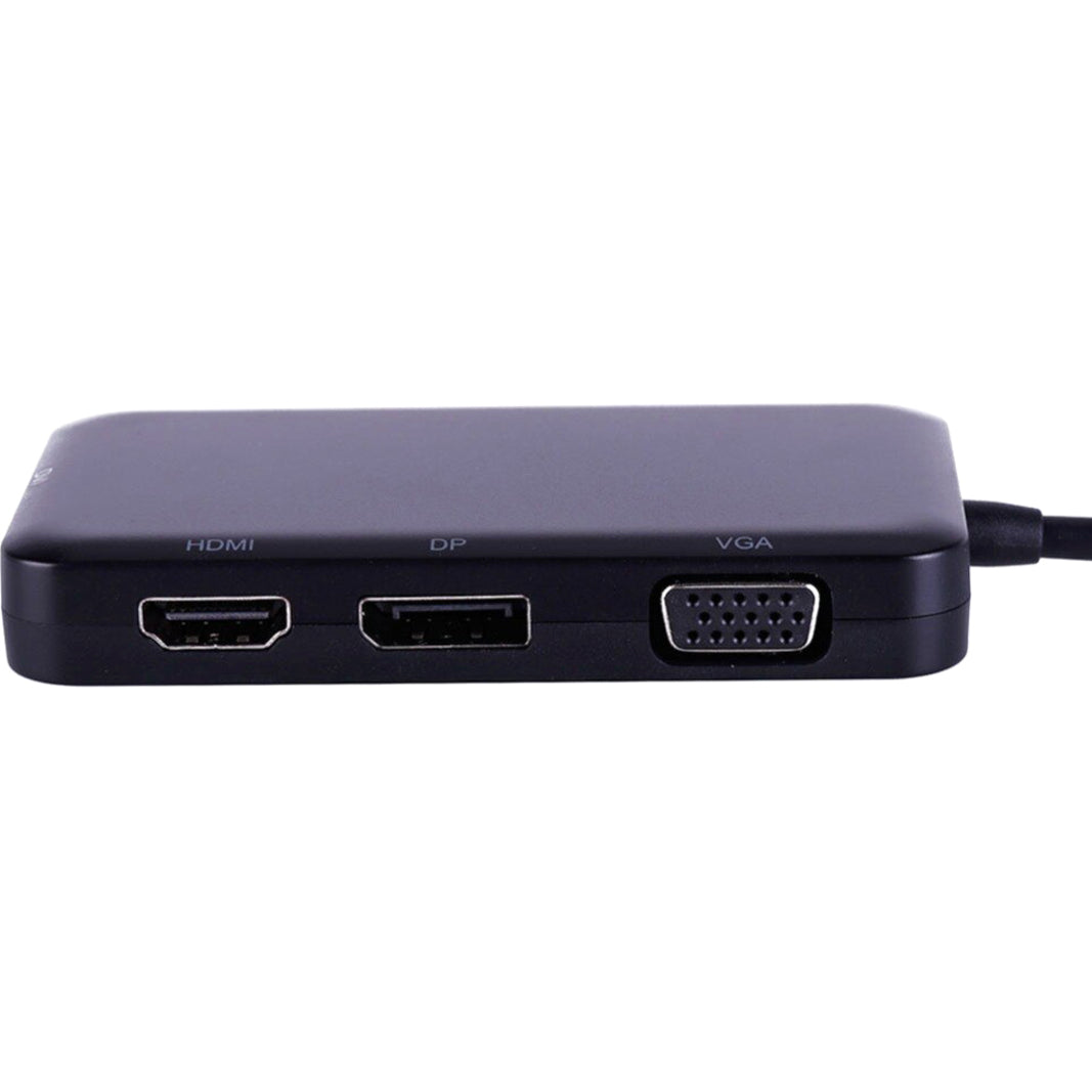 4XEM 4 in 1 USB Type C Hub To HDMI DVI VGA DP Adapter