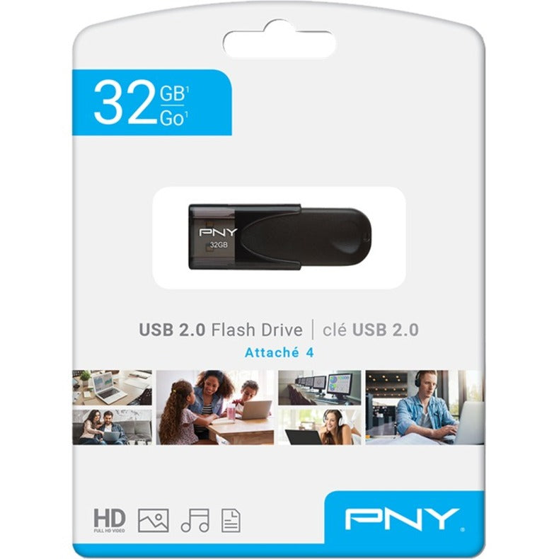 PNY 32GB Attach&eacute; 4 2.0 Flash Drive