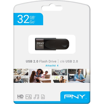 PNY 32GB Attach&eacute; 4 2.0 Flash Drive