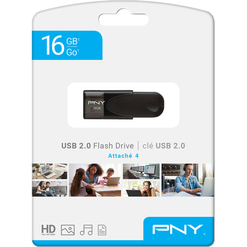 PNY 16GB Attach&eacute; 4 2.0 Flash Drive