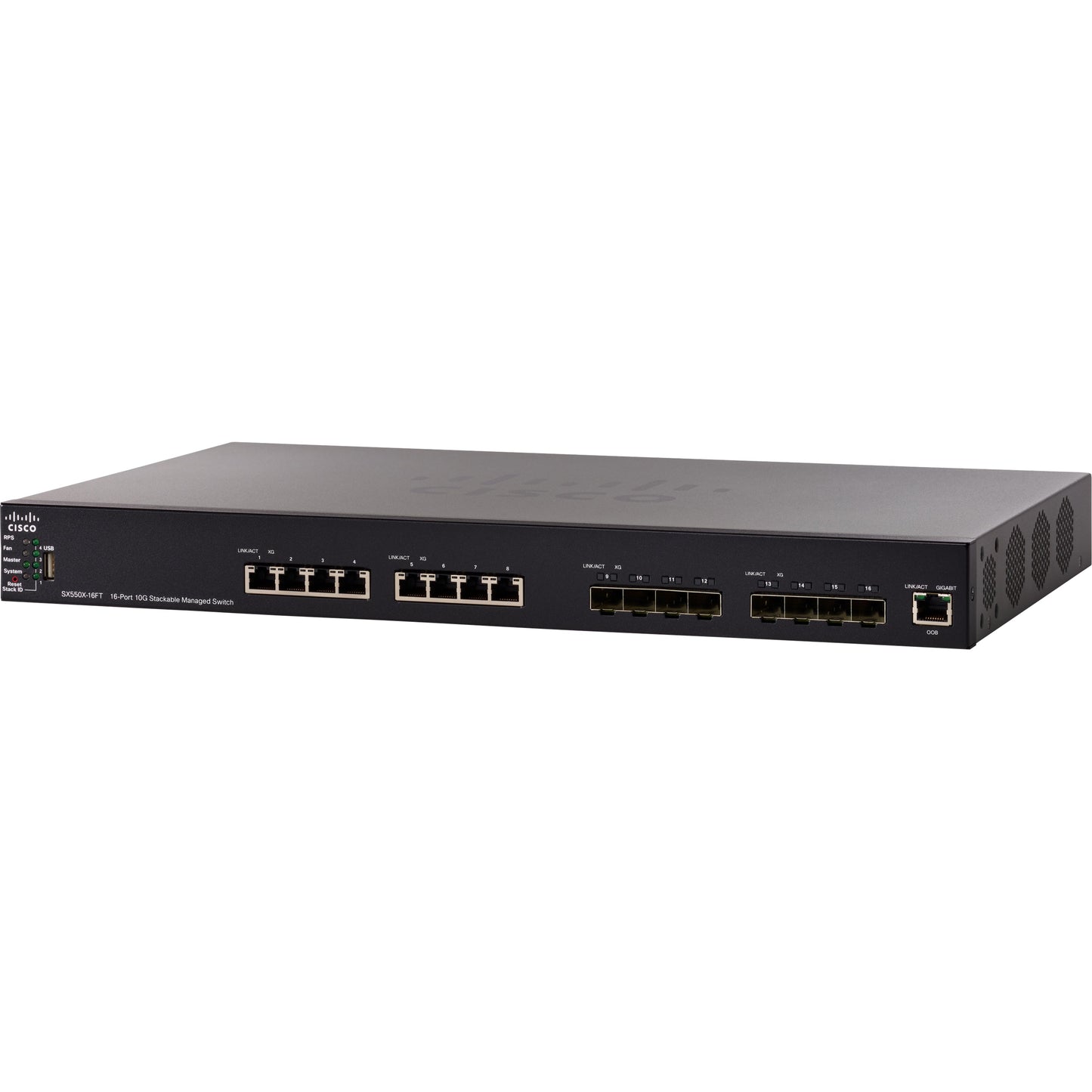 Cisco SX550X-16FT 16-Port 10G Stackable Managed Switch