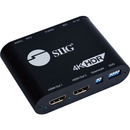 1X2 HDMI 2.0 SPLITTER W/ AUDIO 