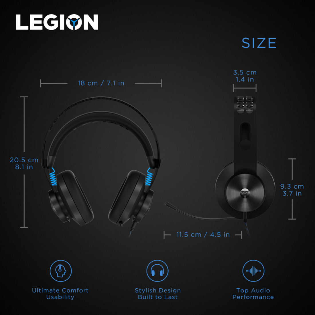 Lenovo Legion H300 Stereo Gaming Headset