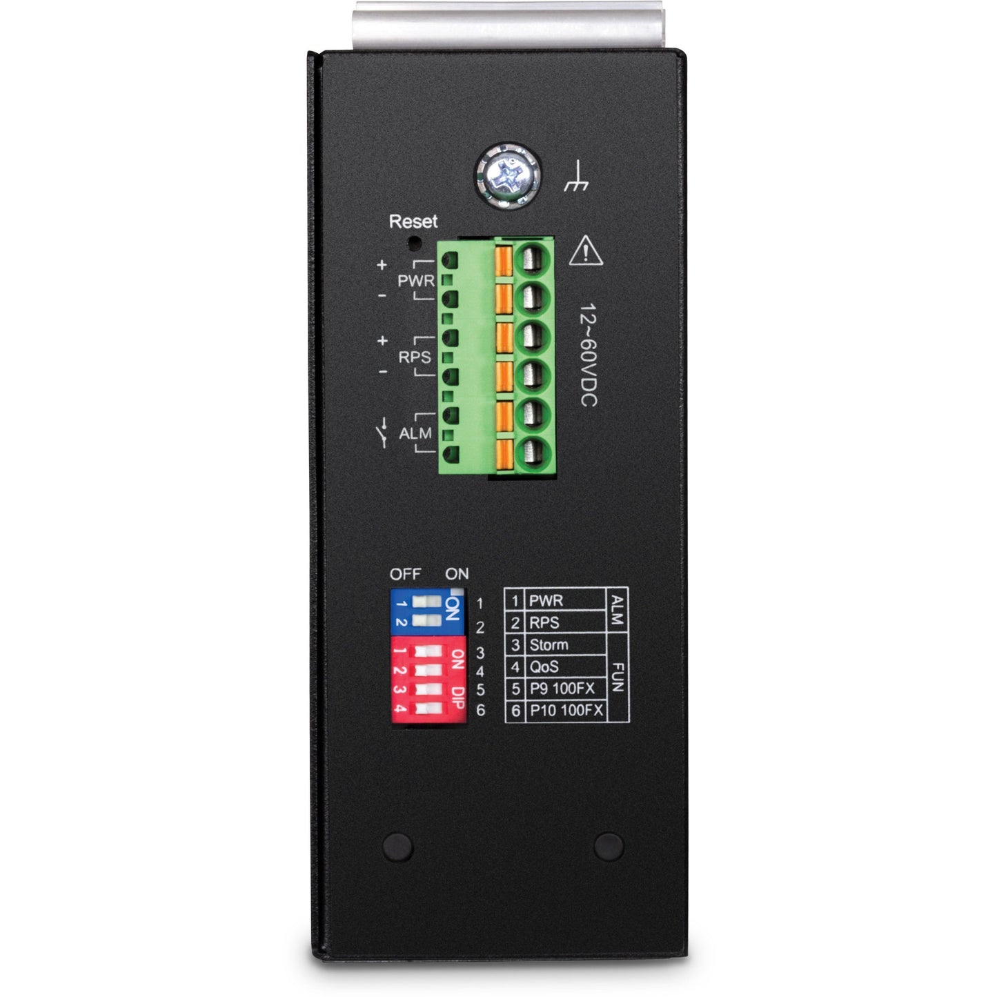 TRENDnet 10-Port Industrial Gigabit L2 Managed DIN-Rail Switch; 8 X Gigabit; 2 X SFP Slots; DIN-Rail Mount; IP30; Vlan; Qos; Lacp; Stp/Rstp; Bandwidth Management; Lifetime Protection; TI-G102i