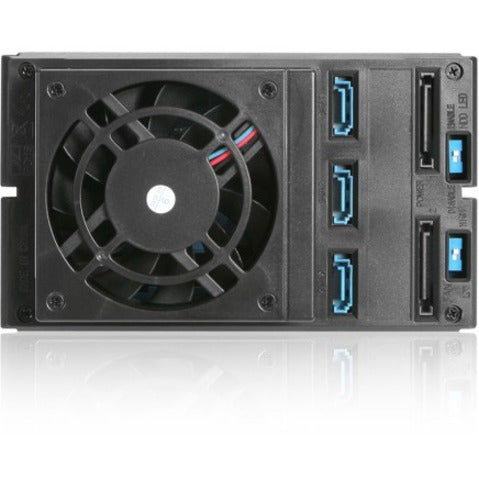 iStarUSA BPN-DE230HD Drive Enclosure for 5.25" - Serial ATA/600 Host Interface Internal - Black Blue