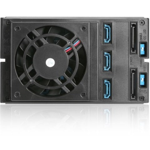 iStarUSA BPN-DE230HD Drive Enclosure for 5.25" - Serial ATA/600 Host Interface Internal - Black Red