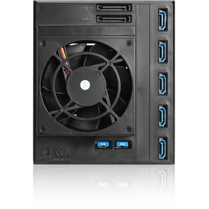 iStarUSA BPN-DE350HD Drive Enclosure for 5.25" - Serial ATA/600 Host Interface Internal - Black