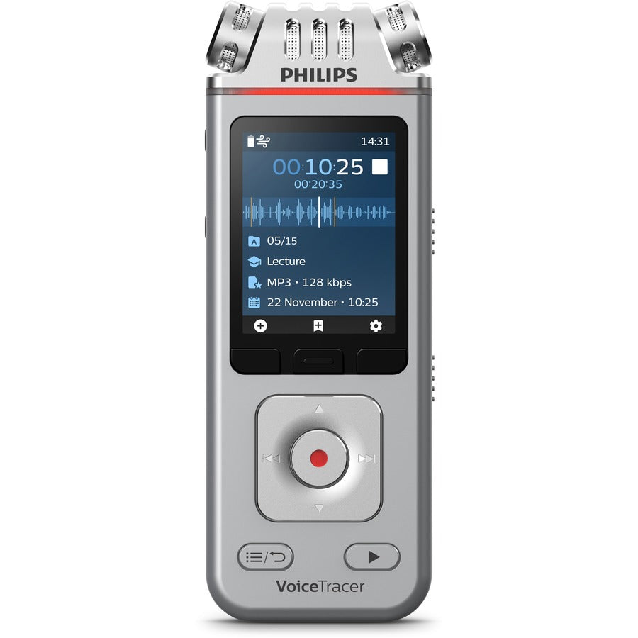 Philips VoiceTracer DVT4110 Audio Recorder for Lectures