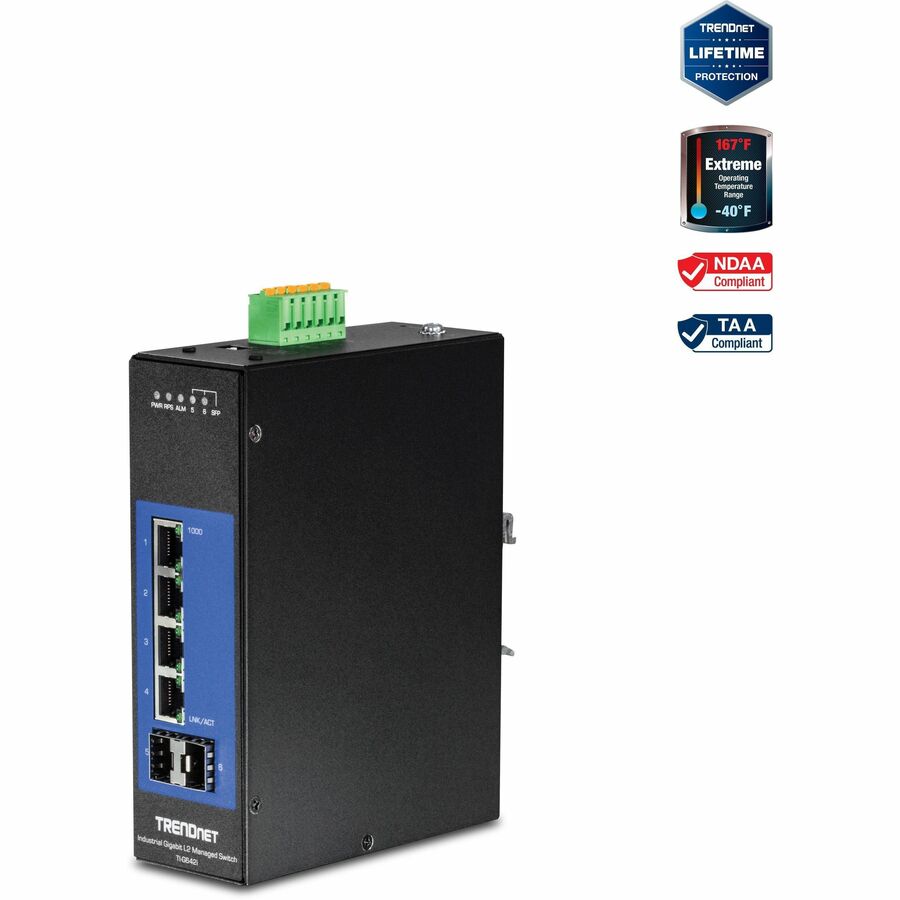MANAGED DIN-RAIL SWITCH        