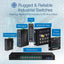 POE+ DIN-RAIL SWITCH           